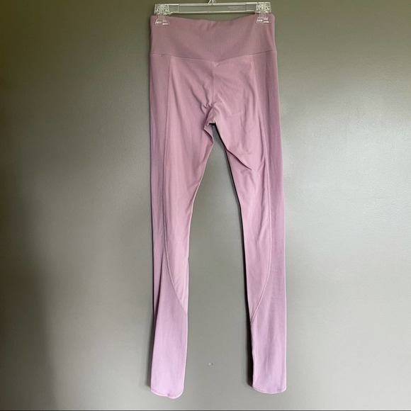Athleta Elation Hybrid High Rise Rib Tight Pink Sm - Picture 12 of 16